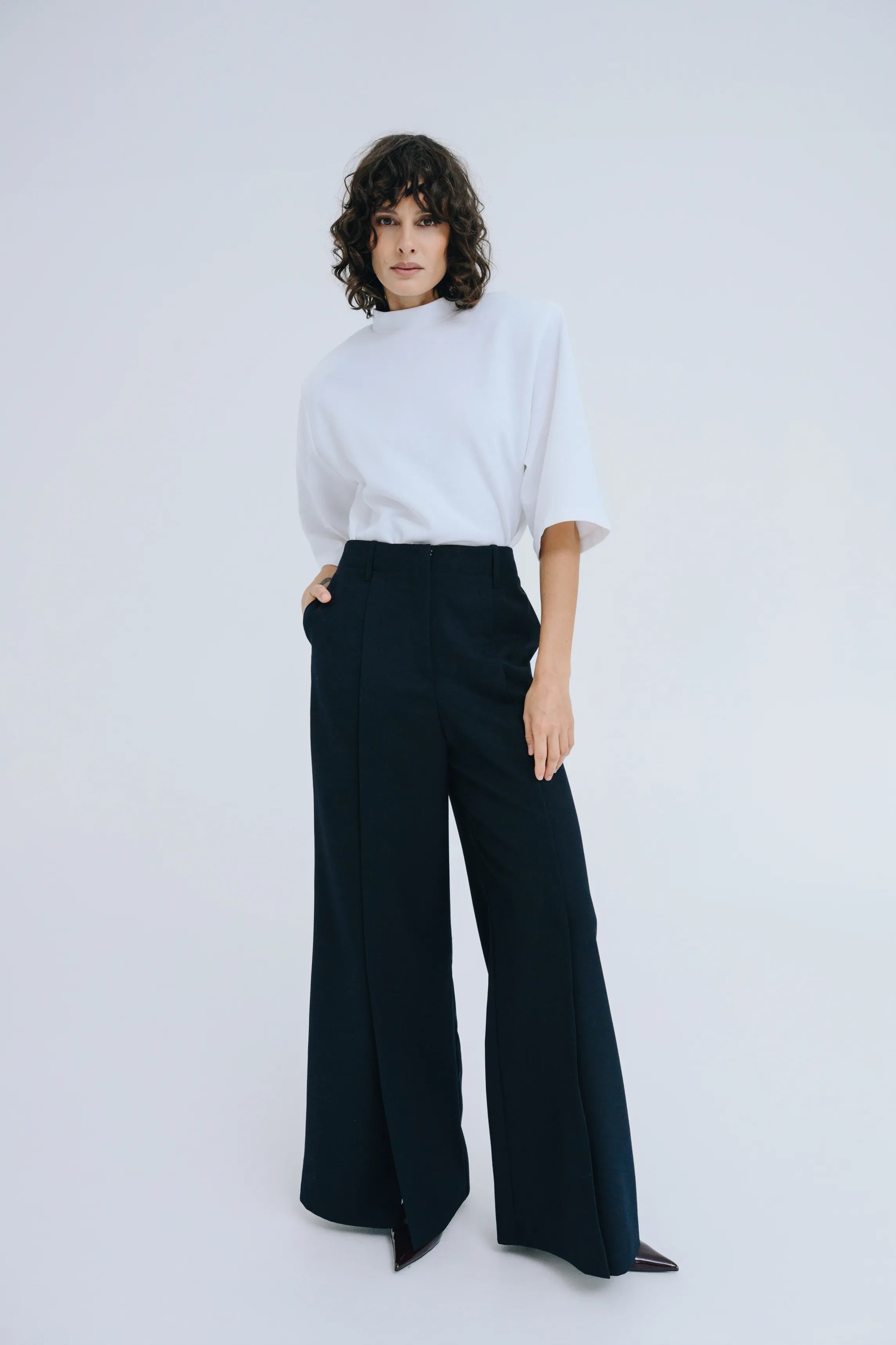 Navy Élan Trousers