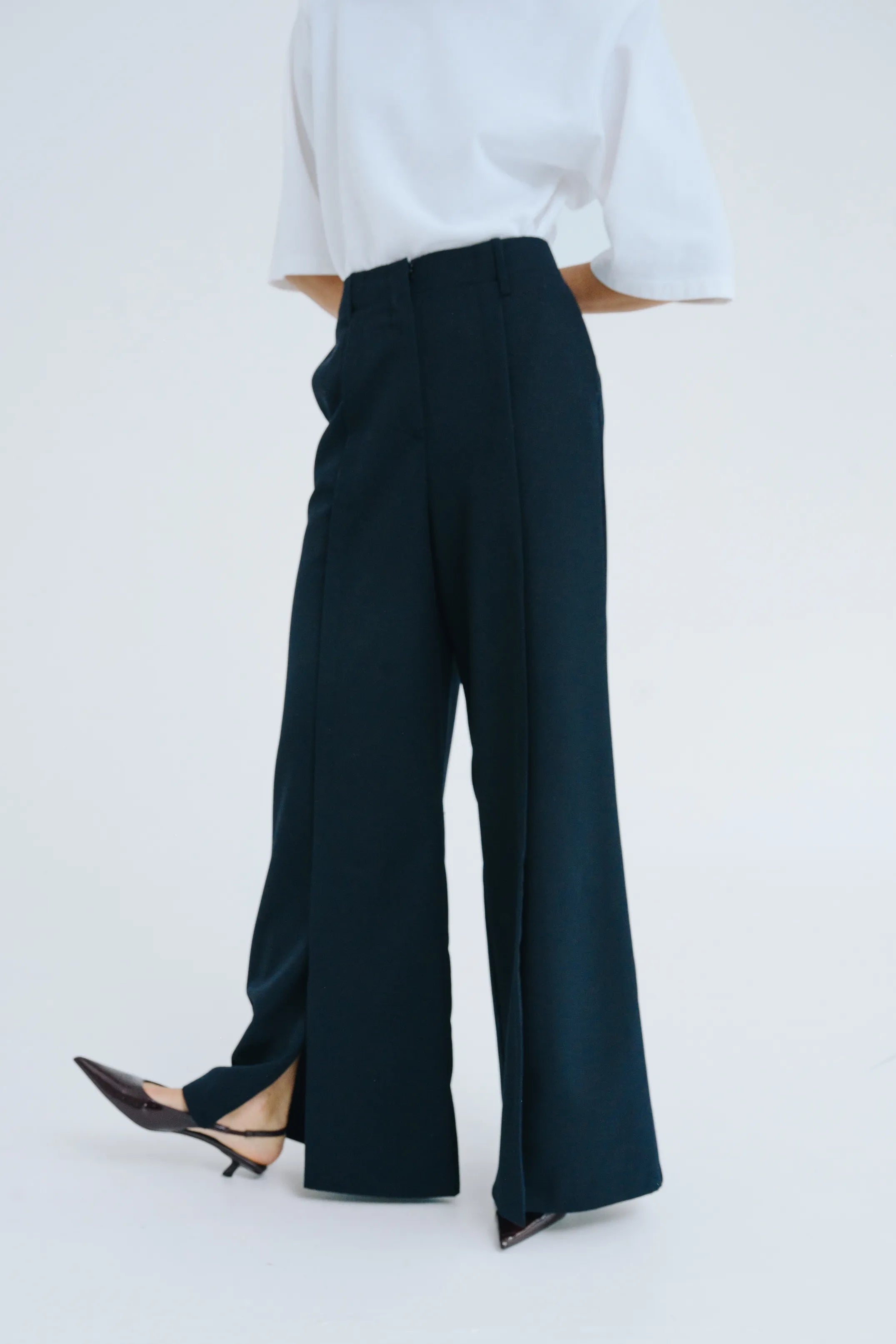 Navy Élan Trousers